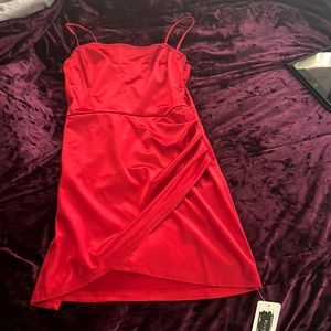 Red Mini Party Dress
